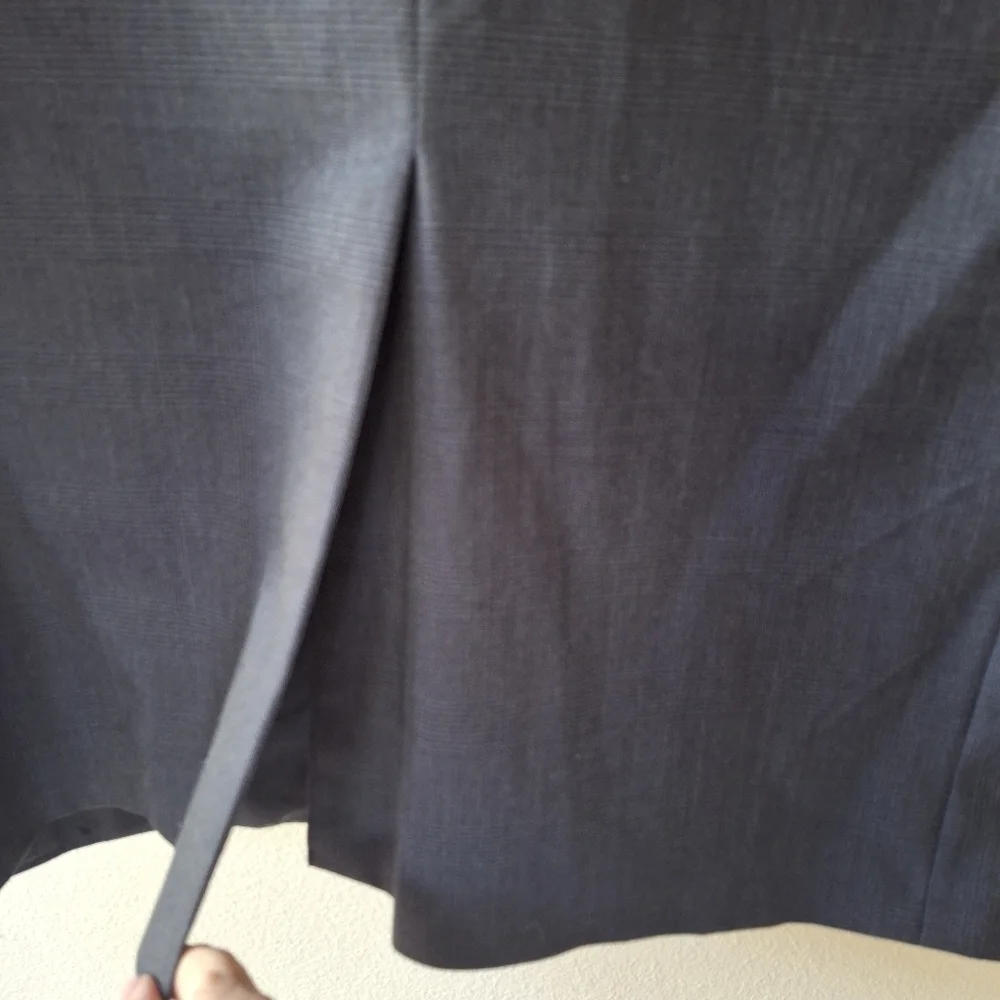 Brooks Brothers Suit Jacket 42R Blue/Gray Wool Check Print  Makers USA